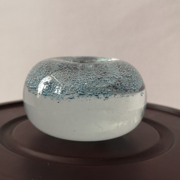 Beautiful Art Glass Paperweight by Award Winning Glass Artist Ron Lukian Quebec - Picture 5 of 6